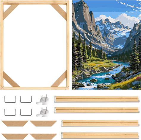 Amazon Hkejoi Diy Solid Wood Canvas Frame Kit X Inch