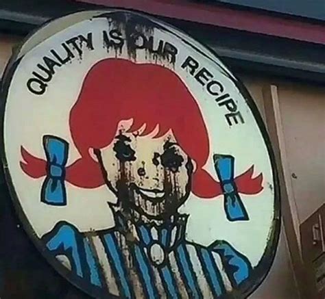 This Wendy's sign. - oddlyterrifying | Memes, Funny pictures, Weird dreams