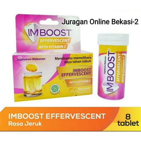 Jual Imboost Effervescent Rasa Jeruk Vit C Tube Tablet Shopee