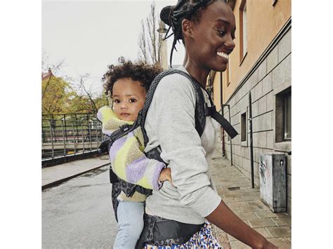 Babybjorn Porte B B One Air Anthracite L Opard En Mesh D