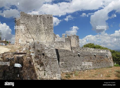 Battlements of Berati Castle, Berati, Albania, Balkans, Europe Stock ...