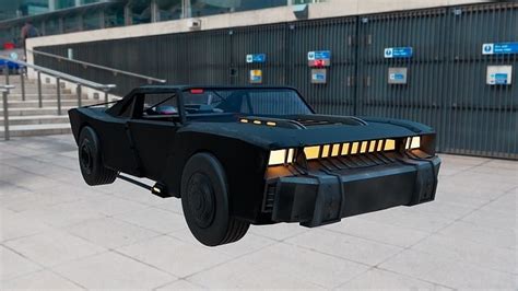 The Batman 2022 batmobile iwth lights 3D model | CGTrader