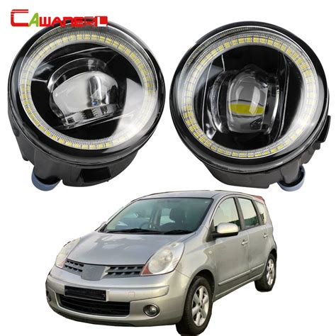 Cawanerl Carro L Mpada Led Luz De Nevoeiro H Angel Eye Drl Daytime