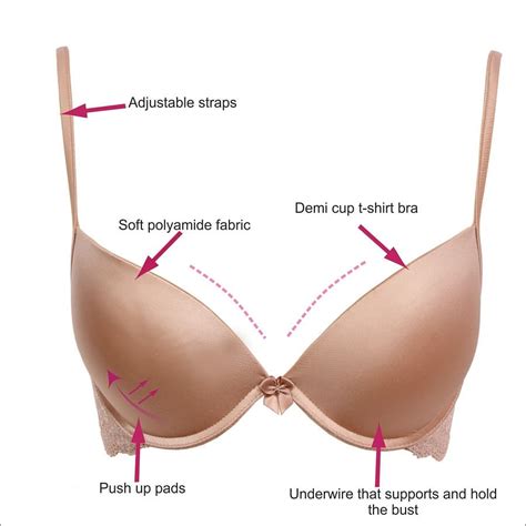 Buy Padded Underwired Lace Bra In Nude Online India Best Prices Cod Clovia Br W