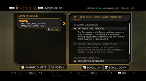 Deus Ex Human Revolution Game Ui Database