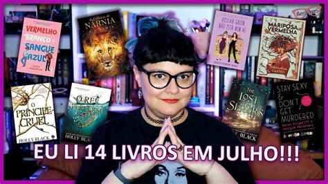 TODOS OS LIVROS QUE LI EM JULHO 23 Nerdivinas YouTube