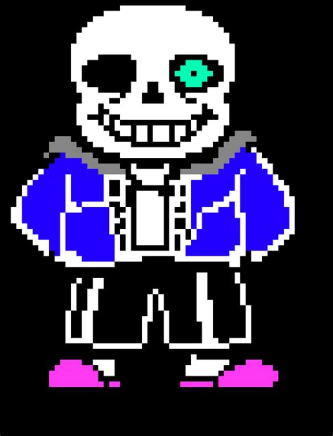 Bad Time Sans Pixel Art Grid / A pixel art grid for sans the skeleton ...