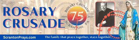 Rosary Crusade Promotional Materials Diocese Of Scranton