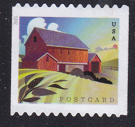 5 Forebay Barn Stamps 36c Self Adhesive Stamps Spring Scene Etsy