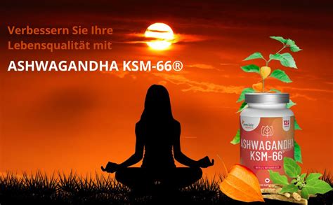 Ashwagandha Ksm Mg Hochdosiert Premium Ksm Wurzelextrakt Mit