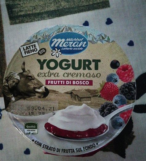 Yogurt Extra Cremoso Frutti Di Bosco Milchhof Meran Latteria