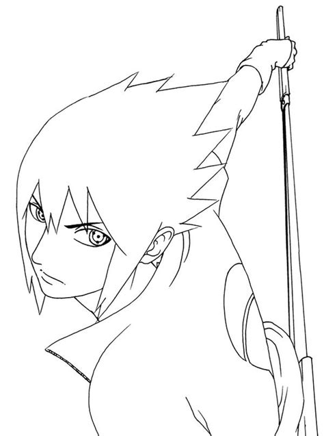 Sasuke Lineart By Quembot On DeviantArt