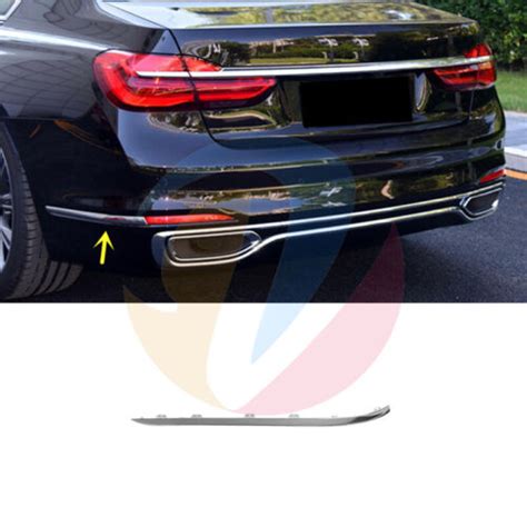 Chrome Rear Left Bumper Molding Trim For Bmw G Series Luxury