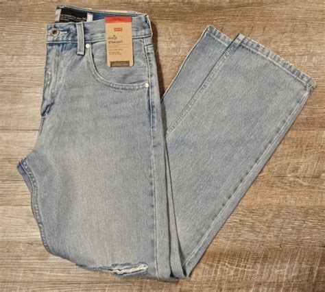 79 50 Nwt Levis Silvertab Straight Cotton Jeans Mens Size 29x32