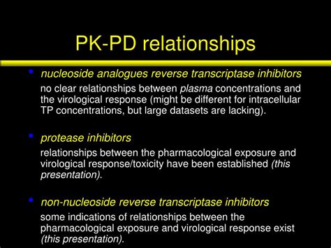 PPT PK PD Relationships For Antiretroviral Drugs PowerPoint