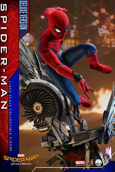 Action Figure Homem Aranha Spider Man Classic Suit Marvel Spider Man PS4 Escala 1 6 Hot Toys