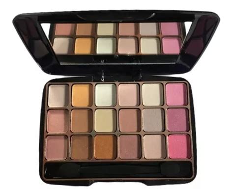 Paleta De Sombras 18 Tonos Con Espejo Pink 21 Best MercadoLibre