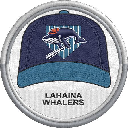 Lahaina Whalers Baseball Cap Hat Sports Logo Uniform Hawaii