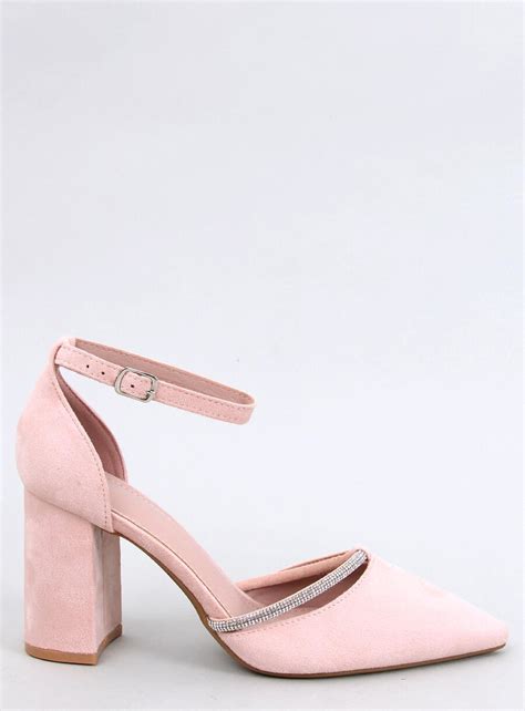 Cz Enka Na Obcasie Z Paskiem Ayari Nude Sklep Kupbuty