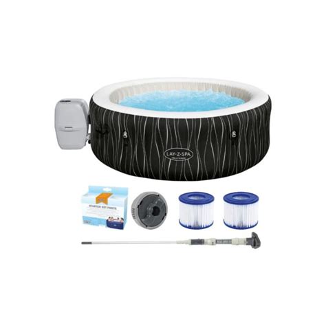 Pack Bestway Spa Gonflable Rond Places X Cm Lay Z Spa