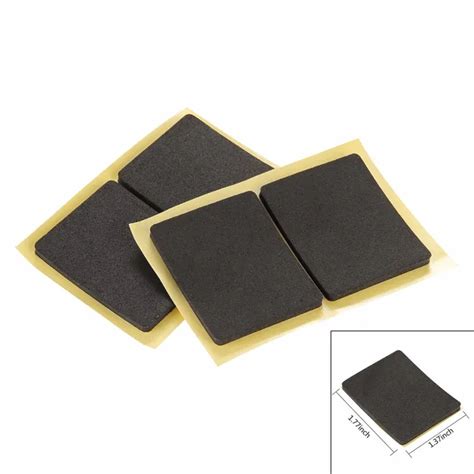 Pcs Black Square Single Sided Foam Pad Strong Adhesive Force Acrylic