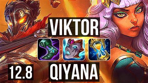 VIKTOR Vs QIYANA MID 10 1 5 66 Winrate Legendary BR Master