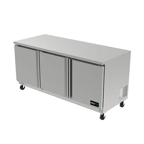 Mesa Refrigerada Bajo Mostrador 3 Puertas 183 Cm AUTR 72 ASBER