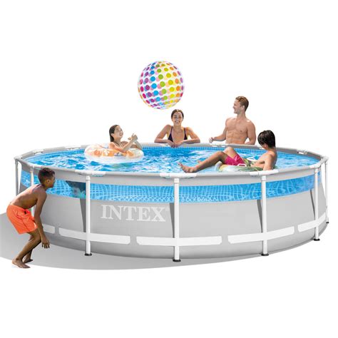 Intex X Prism Frame Clearview Premium Pool Set Above Ground