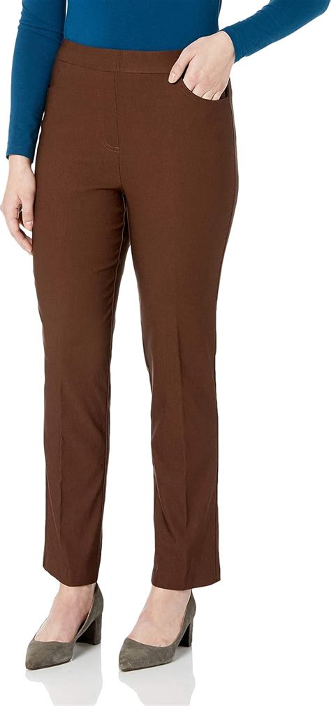 Alfred Dunner Womens Allure Slimming Missy Stretch Pants Modern Fit At