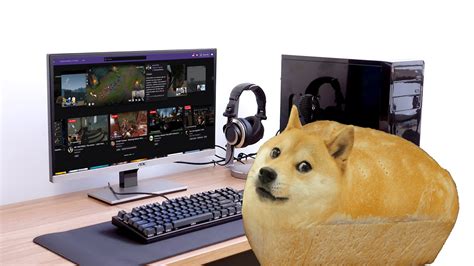 bread doge in computer template Blank Template - Imgflip