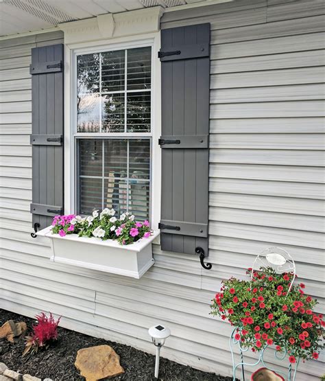 Board-N-Batten Shutters with Window Box on Ohio Home – Depot Digest