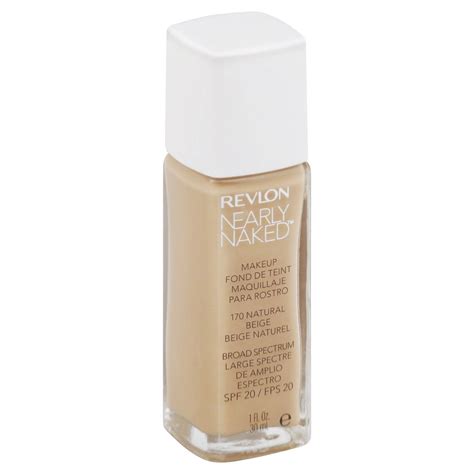 Revlon Nearly Naked Makeup Spf Natural Tan