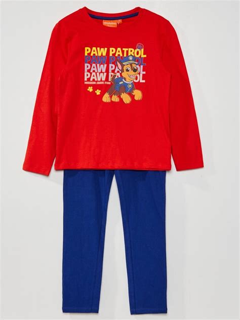 Lange Pyjama PAW Patrol 2 Delig Rood Blauw Kiabi 14 00