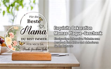 Vetbuosa Geschenke F R Mama Acryl Dekoratives Geburtstagsgeschenk F R