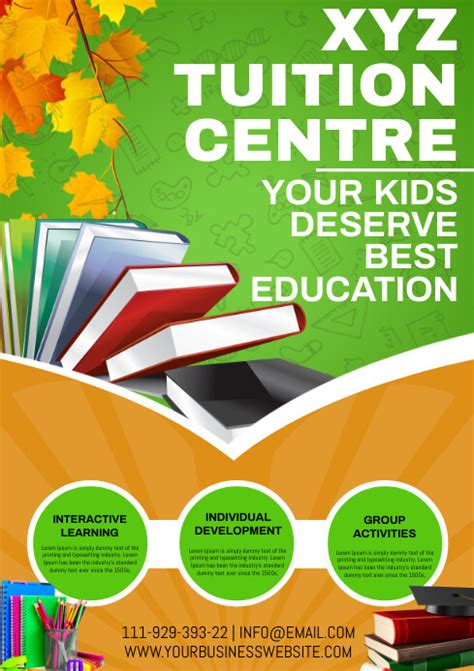 Tuition Centre Template Postermywall