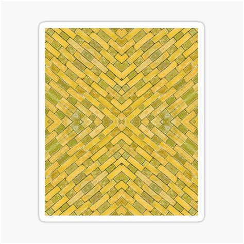 Yellow Brick Road Sticker By Impactees Redbubble