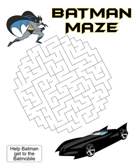 Superhero Mazes 10 Free Pdf Printables Printablee Spiderman Kids