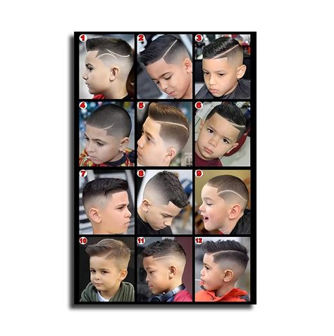 Barber Hairstyle Chart Barber Poster Haircut