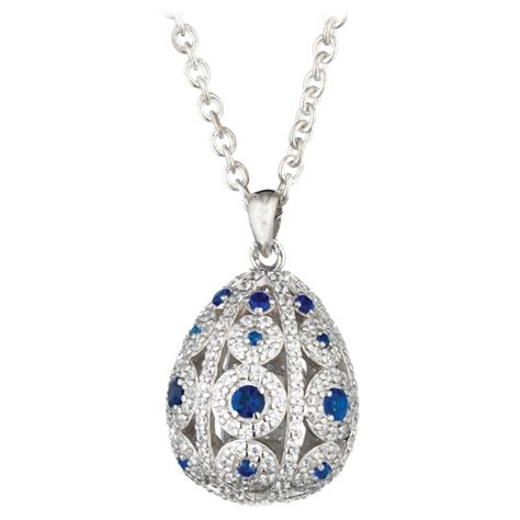 Tsars Collection Collana Alexandra Pav Verticale Blu Handmade In