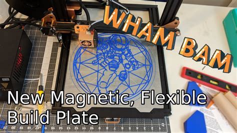 New Magnetic Flexible Build Plate For Most 3d Printers Wham Bam Systems Kickstarter Youtube