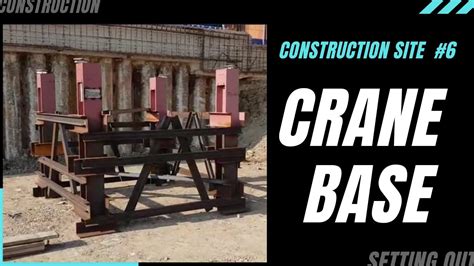 CRANE BASE construction process. CRANE ANCHOR - YouTube