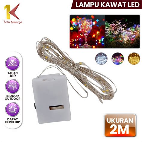 Jual Satu Keluarga Lampu Kawat Led Uk 2 Meter C941 Lampu Tumblr Light