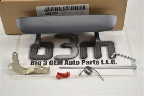 Chevrolet Trailblazer Liftgate Outside Ptm Handle Kit New Oem