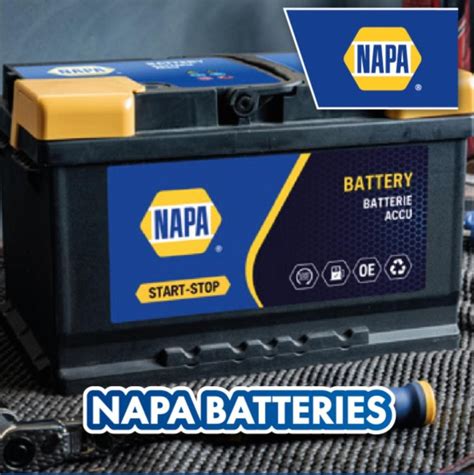 Napa Start Stop Agm Battery Range Robinson Vehicle Components Limited