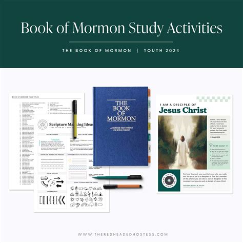 2024 I Am a Disciple of Jesus Christ: Book of Mormon Study Activities ...