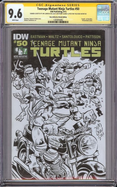 Cgc Lawson Jim Hero Initiative Teenage Mutant Ninja Turtles