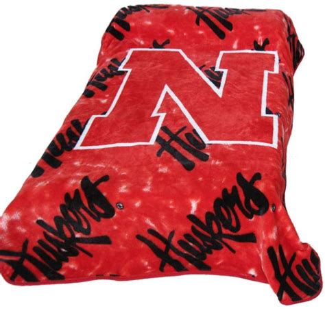 Nebraska Throw Blanket Bedspread Nebth By College Covers