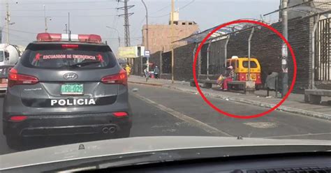 Pnp Mototaxi Invade Vereda Pese A Presencia Policial En El Agustino