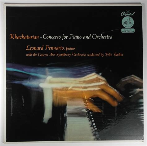 Khachaturian Concerto For Piano And Orchestra Cds And Vinyl