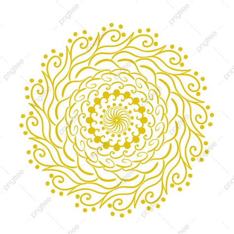 Golden Pattern Decorative Shading Golden Pattern Decoration Png